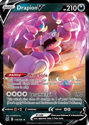[PKM] Drapion V (118/196) [Sword & Shield: Lost Origin]