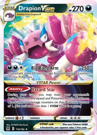 [PKM-R] Drapion VSTAR (119/196) [Sword & Shield: Lost Origin]