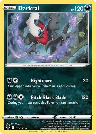 [PKM-R] Darkrai (120/196) [Sword & Shield: Lost Origin]