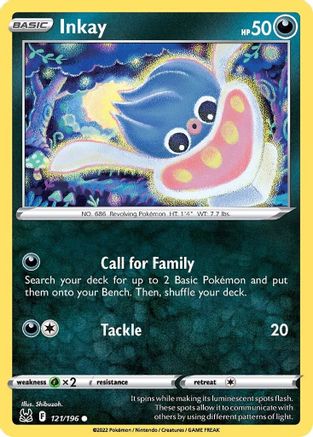 [PKM] Inkay (121/196) [Sword & Shield: Lost Origin]