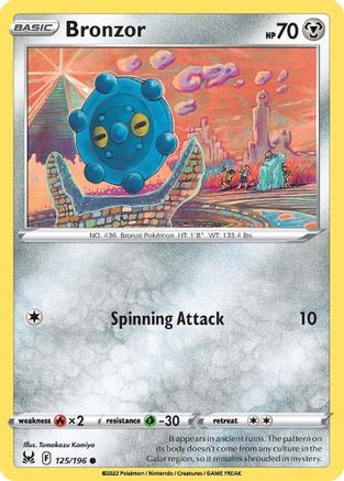 [PKM] Bronzor (125/196) [Sword & Shield: Lost Origin]