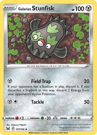 [PKM-C] Galarian Stunfisk (127/196) [Sword & Shield: Lost Origin]
