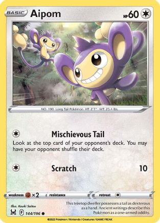 [PKM] Aipom (144/196) [Sword & Shield: Lost Origin]