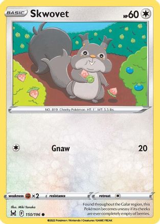 [PKM-C] Skwovet (150/196) [Sword & Shield: Lost Origin]
