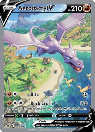 [PKM-R] Aerodactyl V (180/196) [Sword & Shield: Lost Origin]