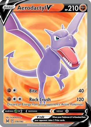 [PKM-R] Aerodactyl V (179/196) [Sword & Shield: Lost Origin]
