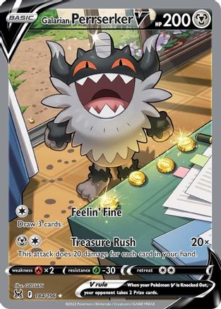 [PKM] Galarian Perrserker V (184/196) [Sword & Shield: Lost Origin]