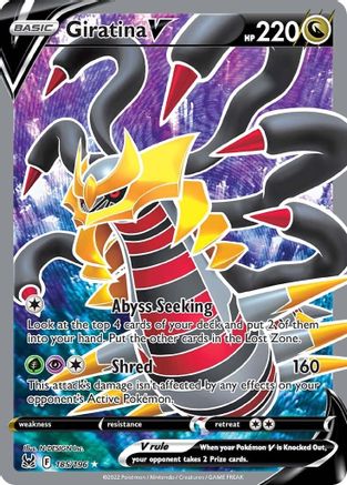 [PKM-R] Giratina V (185/196) [Sword & Shield: Lost Origin]