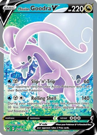 [PKM] Hisuian Goodra V (187/196) [Sword & Shield: Lost Origin]