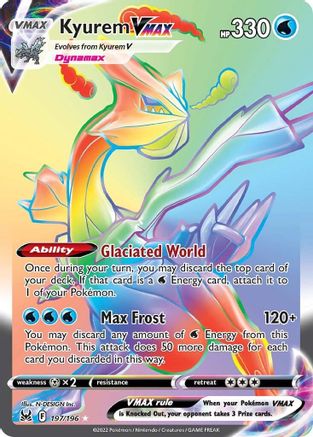 [PKM-R] Kyurem VMAX (197/196) [Sword & Shield: Lost Origin]