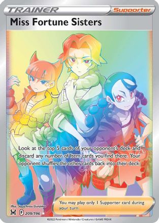 [PKM] Miss Fortune Sisters (209/196) [Sword & Shield: Lost Origin]