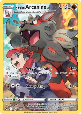 [PKM-R] Hisuian Arcanine (TG08/TG30) [Sword & Shield: Lost Origin]