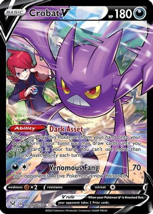 [PKM-R] Crobat V (TG20/TG30) [Sword & Shield: Lost Origin]