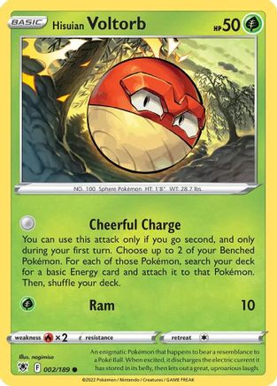 [PKM] Hisuian Voltorb (002/189) (Theme Deck Exclusive) [Sword & Shield: Astral Radiance]