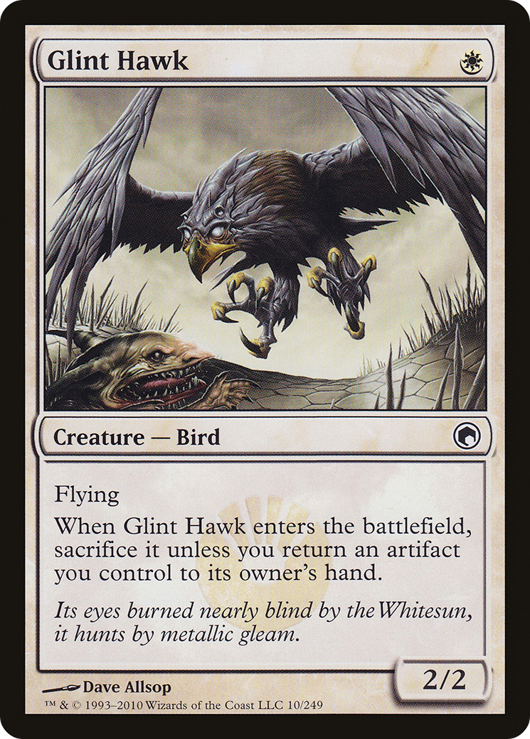 {C} Glint Hawk [Scars of Mirrodin][SOM 010] - Misty Mountain Games