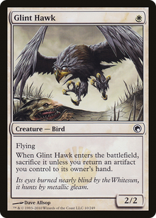 {C} Glint Hawk [Scars of Mirrodin][SOM 010] - Misty Mountain Games