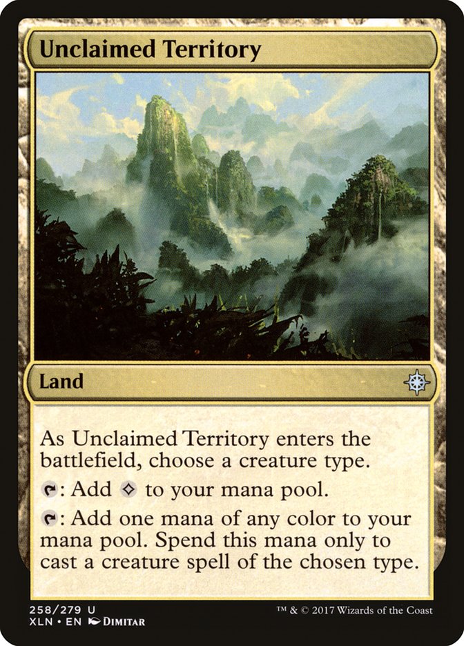 {C} Unclaimed Territory [Ixalan][XLN 258]