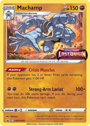 [PKM] Machamp (SWSH243) [Sword & Shield: Black Star Promos]