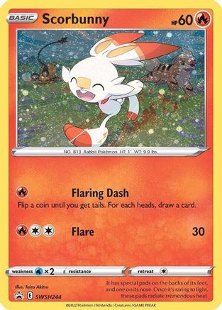 [PKM] Scorbunny (SWSH244) [Sword & Shield: Black Star Promos]