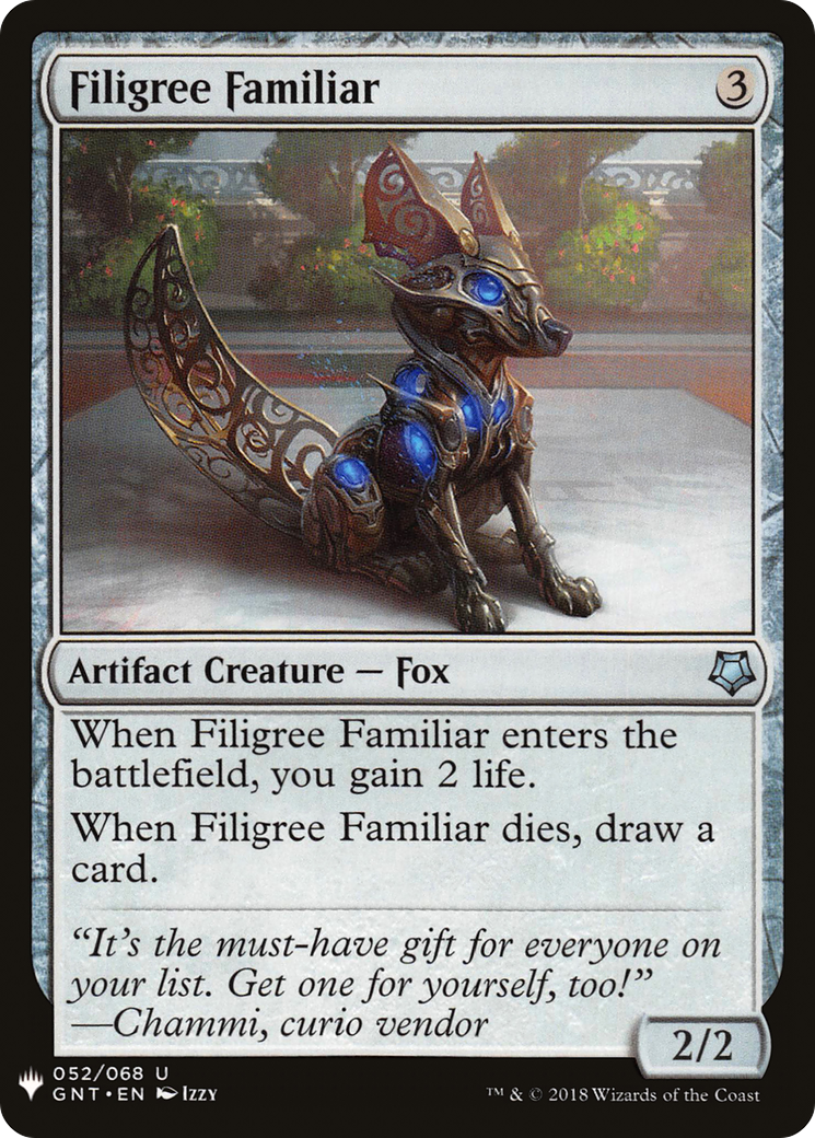 Filigree Familiar [LIST 052]