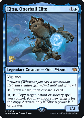 {@R} Kitsa, Otterball Elite [Bloomburrow Prerelease Promos][PR BLB 054]