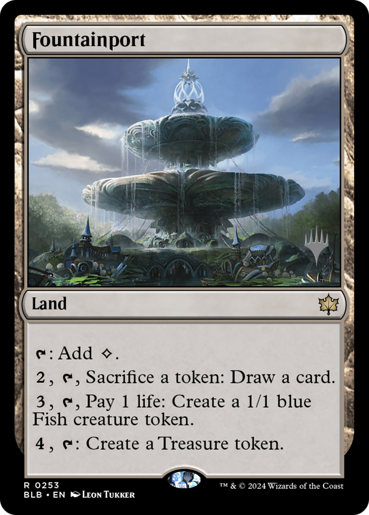 {@R} Fountainport (Promo Pack) [Bloomburrow Promos][PP BLB 253]