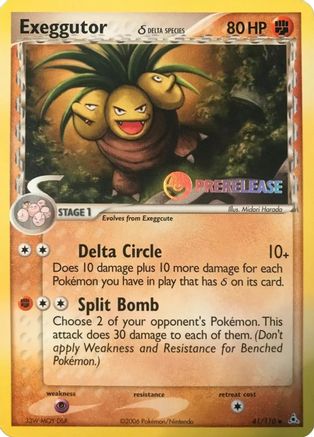 [PKM] Exeggutor (41/110) (Prerelease) [EX: Holon Phantoms]