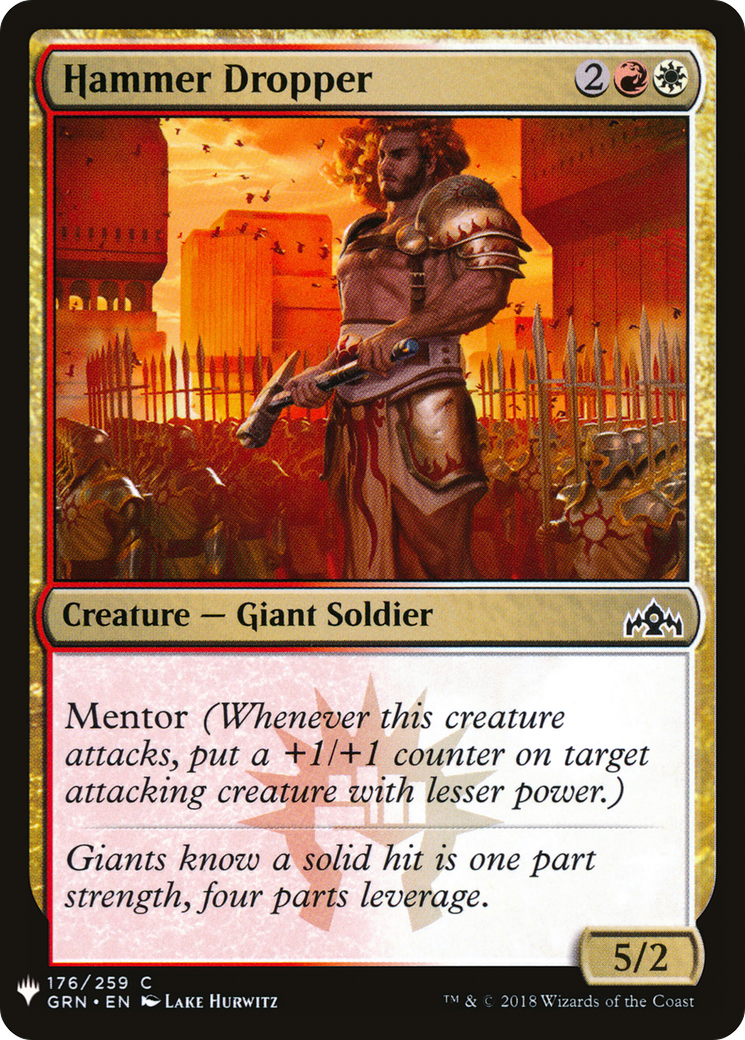 {C} Hammer Dropper [Mystery Booster][LS GRN 176]