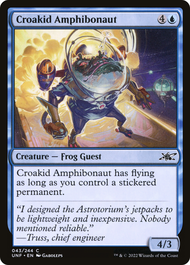 {C} Croakid Amphibonaut [Unfinity][UNF 043]