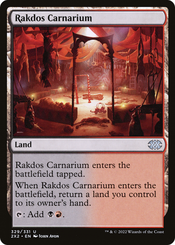 {C} Rakdos Carnarium [Double Masters 2022][2X2 329]