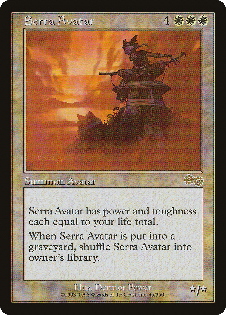 {R} Serra Avatar [Urza's Saga][USG 045] - Misty Mountain Games