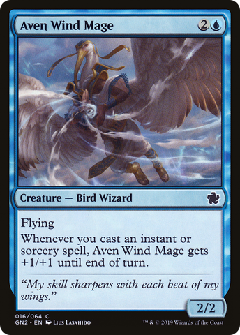 {C} Aven Wind Mage [Game Night 2019][GN2 016]