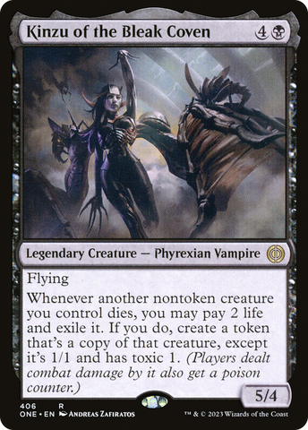 {R} Kinzu of the Bleak Coven [Phyrexia: All Will Be One][ONE 406]
