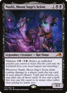 {R} Nashi, Moon Sage's Scion [Kamigawa: Neon Dynasty][NEO 114]