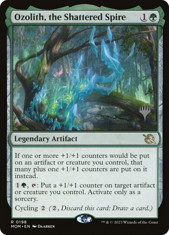 {R} Ozolith, the Shattered Spire (Promo Pack) [March of the Machine Promos][PP MOM 198]