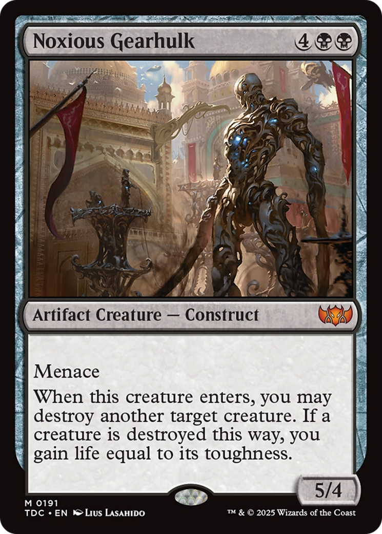 {R} Noxious Gearhulk [Tarkir: Dragonstorm Commander][TDC 191]