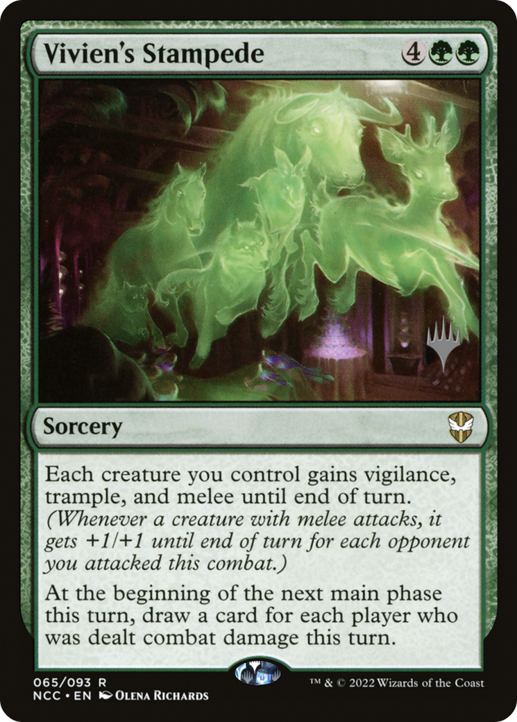{R} Vivien's Stampede (Promo Pack) [Streets of New Capenna Commander Promos][PP NCC 065]