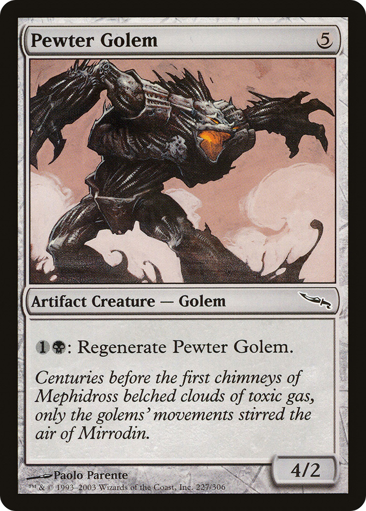 {C} Pewter Golem [Mirrodin][MRD 227] - Misty Mountain Games