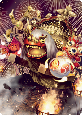 {A} March of Reckless Joy Art Card [Kamigawa: Neon Dynasty Art Series][ANEO 062]
