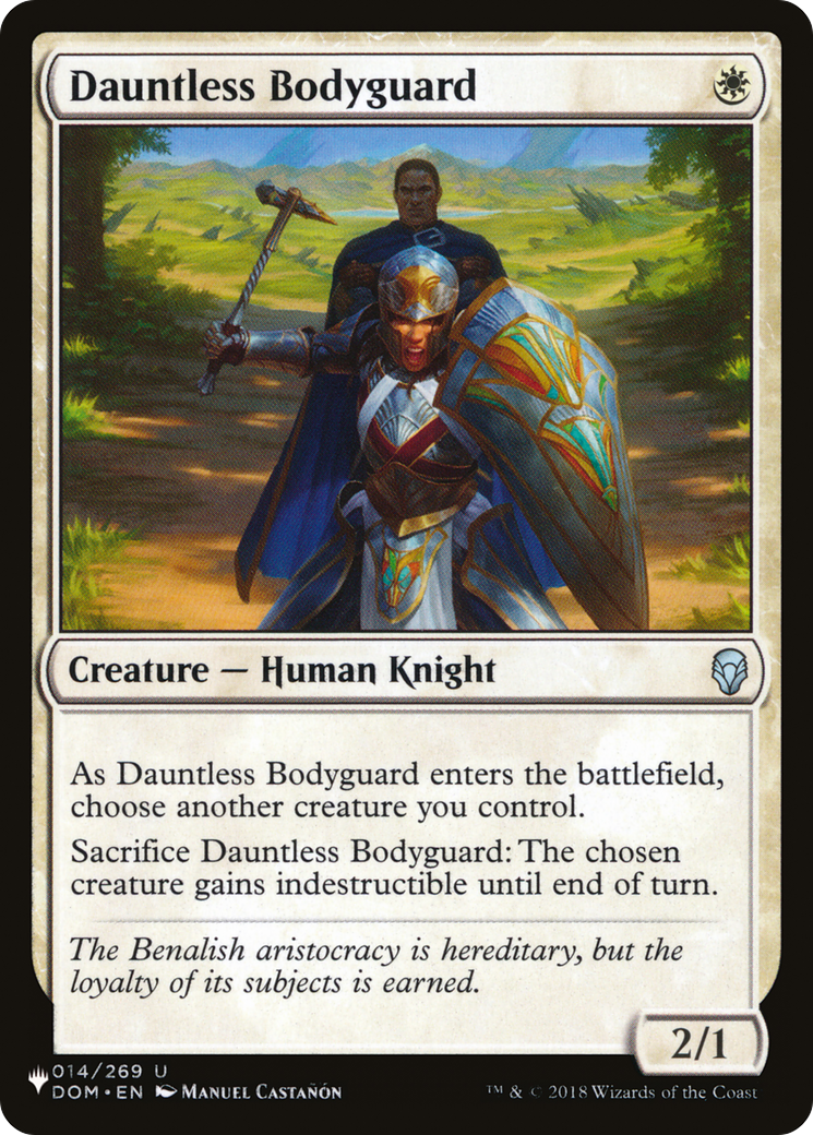 Dauntless Bodyguard [LIST 014/269]