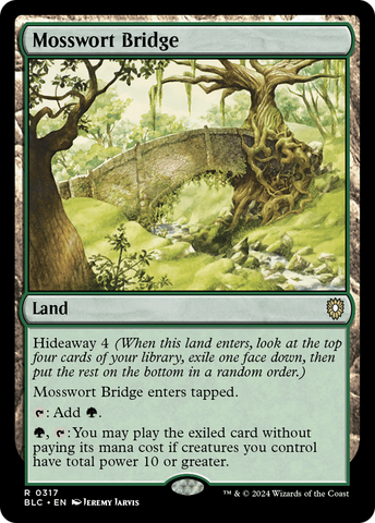 {R} Mosswort Bridge [Bloomburrow Commander][BLC 317]
