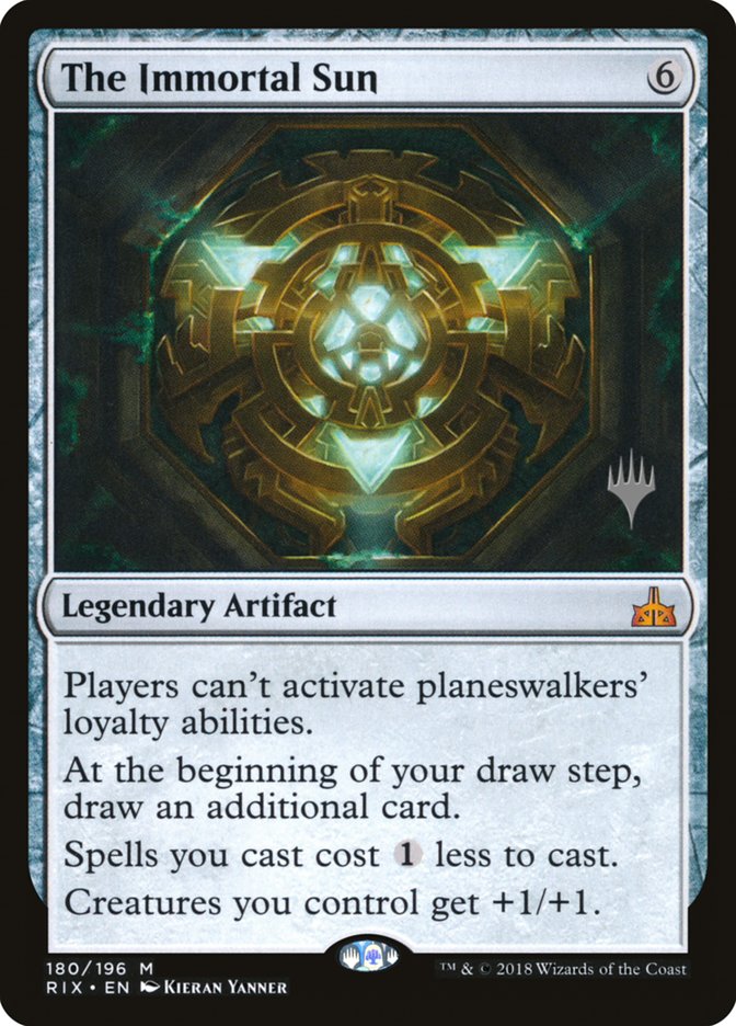 {R} The Immortal Sun (Promo Pack) [Rivals of Ixalan Promos][PP RIX 180]