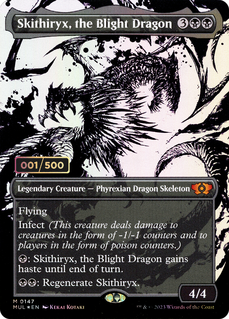{R} Skithiryx, the Blight Dragon (Serialized) [Multiverse Legends][SR MUL 147]