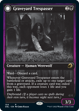 {R} Graveyard Trespasser // Graveyard Glutton [Innistrad: Double Feature][DBL 104]