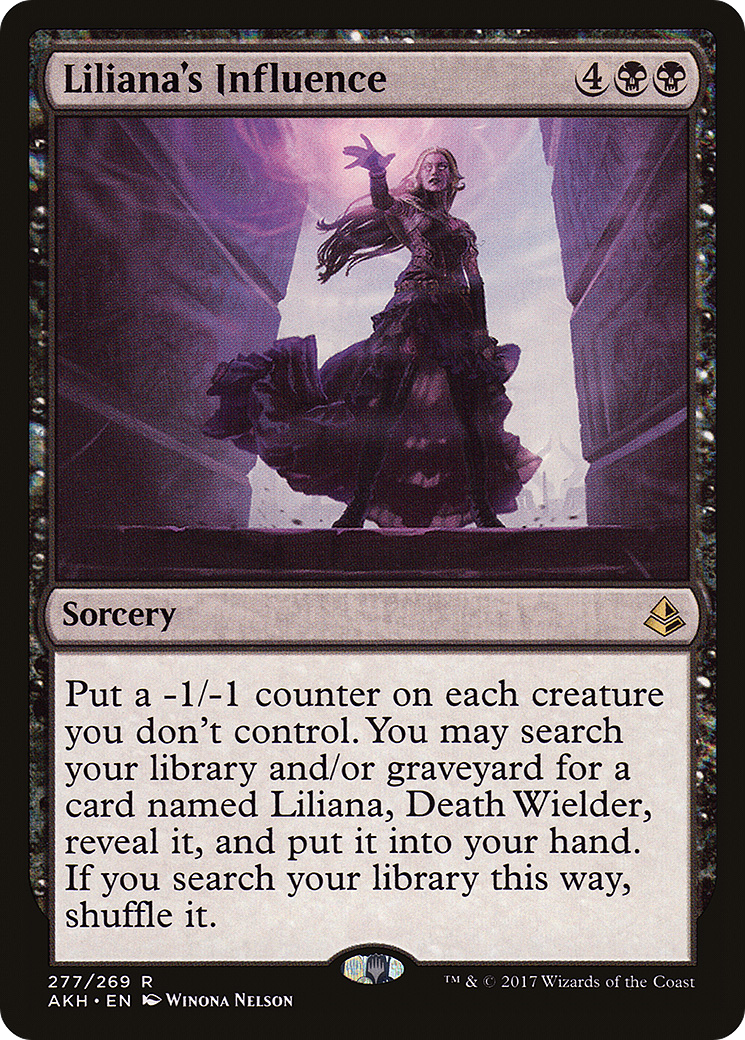 {R} Liliana's Influence [Amonkhet][AKH 277]