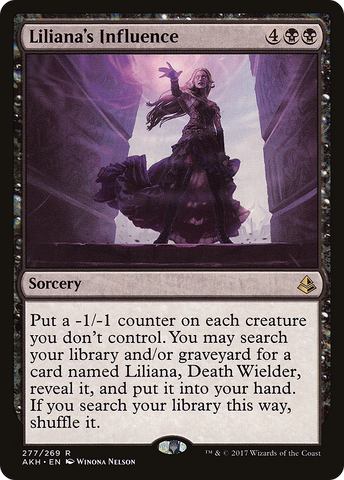 {R} Liliana's Influence [Amonkhet][AKH 277]