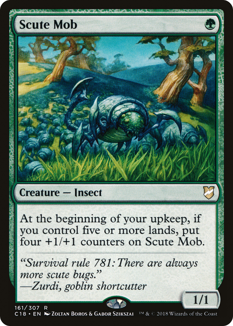 {R} Scute Mob [Commander 2018][C18 161]
