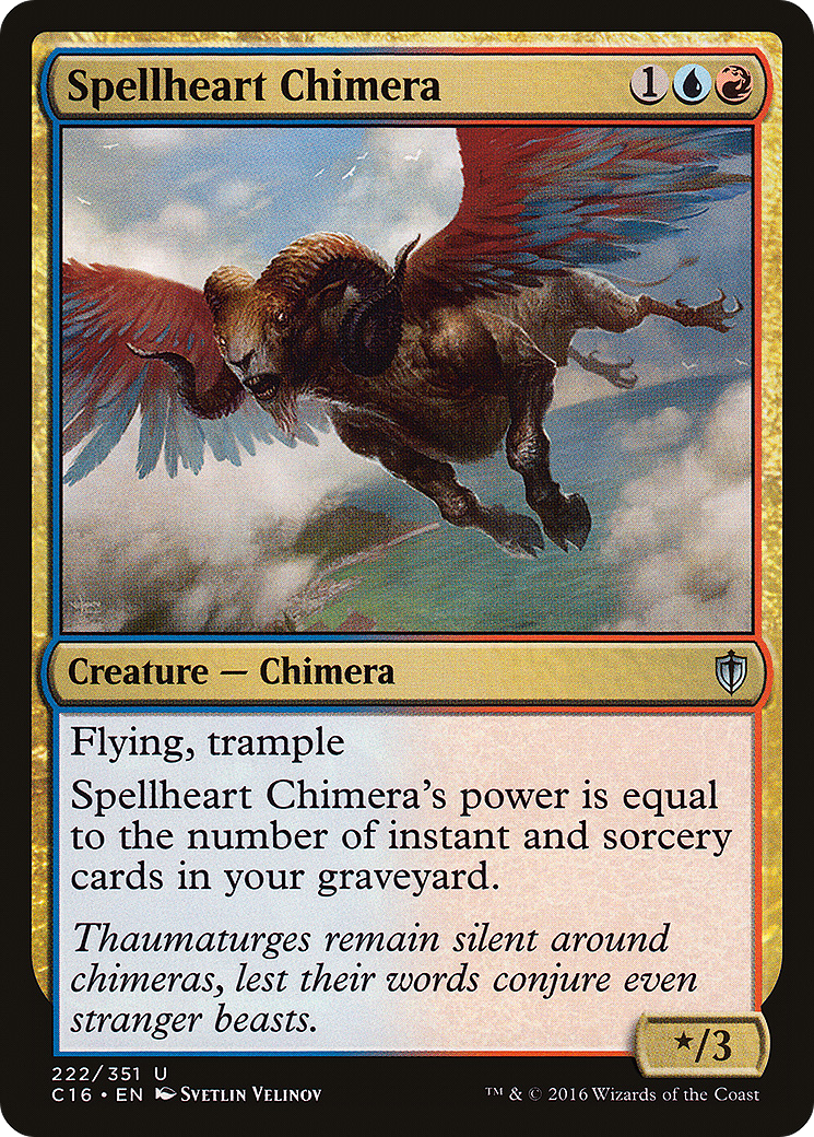 {C} Spellheart Chimera [Commander 2016][C16 222] - Misty Mountain Games