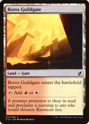 {C} Boros Guildgate [Commander 2019][C19 234]