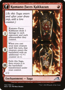 {C} Kumano Faces Kakkazan // Etching of Kumano [Kamigawa: Neon Dynasty][NEO 152]